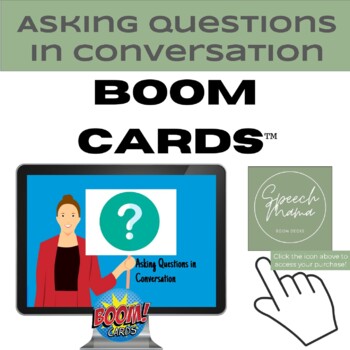 Preview of Asking Questions in Conversation-BOOM! Cards