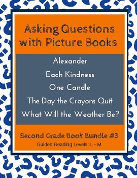 Preview of Asking Questions with Picture Books (Second Grade Book Bundle #3) CCSS