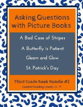 Preview of Asking Questions with Picture Books (Third Grade Book Bundle #2) CCSS