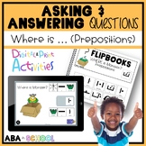 Asking and Answer Questions WHERE Prepositions | Speech an
