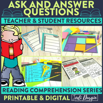 Preview of Asking and Answering Questions | Reading Strategies | Digital and Printable