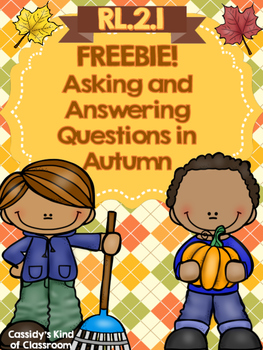 Preview of Asking and Answering Questions in Autumn FREEBIE