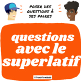 Asking + answering in French discussion prompt using super