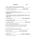 Asking for Help Social Skills worksheet