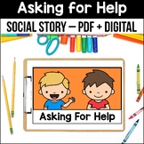 Asking for Help Social Story Activities Social Awareness S