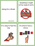 Asking for a Break Visual Helper Social Story Plus 8 other