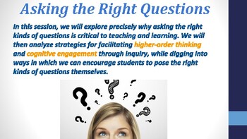 Preview of Asking the Right Kinds of Higher-Order Questions for Cognitive Engagement