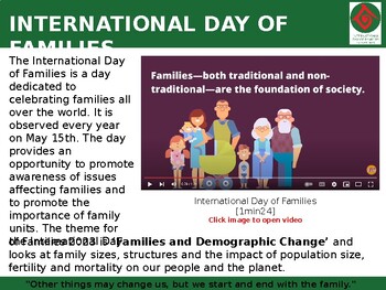 Preview of Assembly: International Day of Families 2023