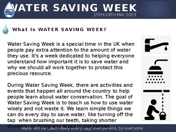 Preview of Assembly: Water Saving Week 2023