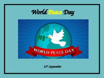 Preview of Assembly: World Peace Day