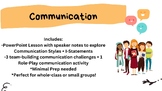 Assertive Communication Lesson & Activities- SEL Class Les