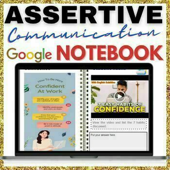 Preview of Assertive Communication Skills Interactive Digital Notebook - Google Slides