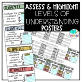 Assess and Highlight Levels of Understanding Posters