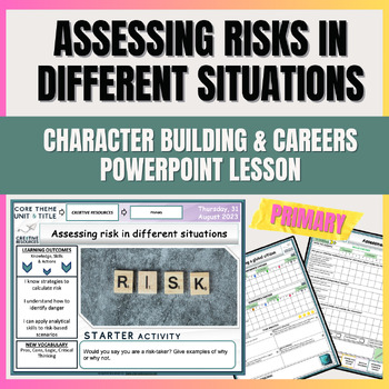 Preview of Assessing Risks in different situations - Elementary School Careers lesson