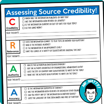 Preview of Assessing Source Credibility