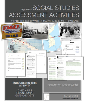 Preview of Assessment Activities: The Cold War Formative Assessment Package