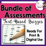Assessment Bundle for English Language Arts Skills