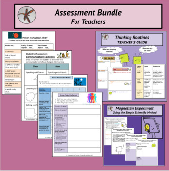 Preview of Assessment Bundle - Student Self-Assessment - Rubrics