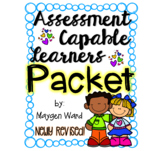 Assessment Capable Learners Packet-NEWLY REVISED!!!!