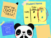 Assessment Digital Goal Cards / Reflection