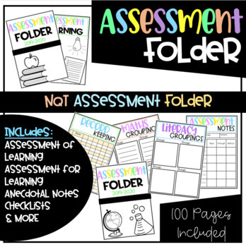 Preview of Assessment Folder
