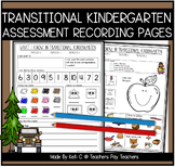 Assessment Tracker for the Year for Transitional Kindergar