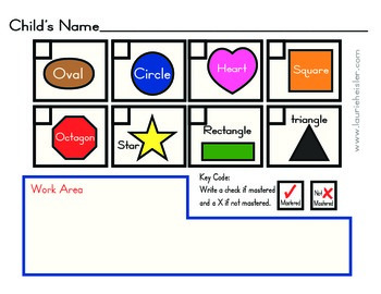 Preview of Assessment Pack Pre-K345