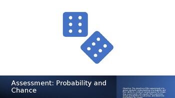 Preview of Assessment: Probability & Chance