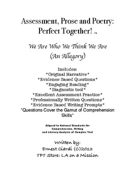 Preview of Assessment, Prose and Poetry, Perfect Together! (A) "We Are Who We Think We Are"