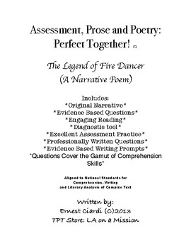 Preview of Assessment, Prose and Poetry: Perfect Together! (C) The Legend of Fire Dancer