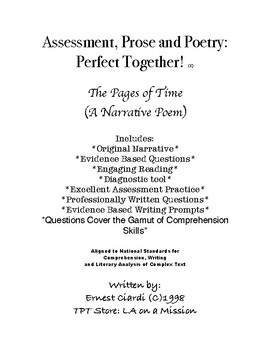 Preview of Assessment, Prose and Poetry: Perfect Together! (K) The Pages of Time