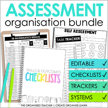 Preview of Assessment Organisation & Student Data Tracking Templates Bundle
