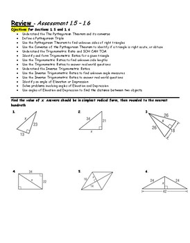 Preview of Assessment Review - Lessons 1.5-1.6