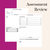 Assessment Review (Microsoft Word Document Form)
