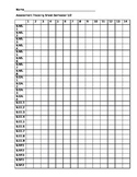 6th Grade Assessment Tracking Sheet