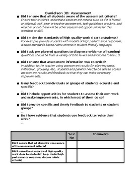 Preview of Assessment effectiveness checklist:8 questions used to evaluate assessment