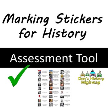 Preview of Marking Stickers for History
