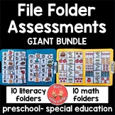 Preschool Assessment Pack: Printable Bundle for PreK, Kind