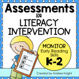 Assessments for Literacy Intervention - Phonemic Awareness