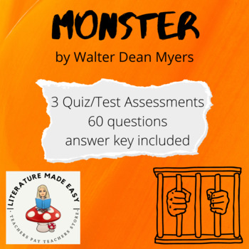 characters book monster walter dean myers