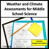 NGSS Assessments for Weather and Climate Middle School - N