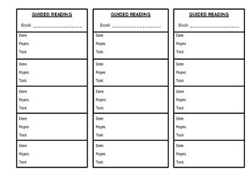 Assigned Reader Tracker by Evidence-Based Classroom | TPT