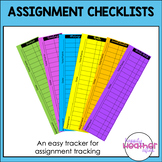 Assignment Checklist / Tracker