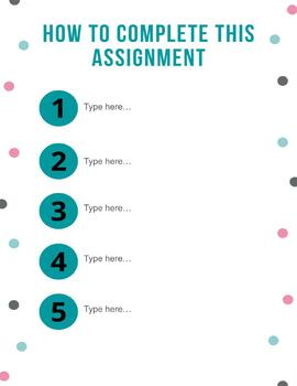 Preview of Assignment Completion Checklist