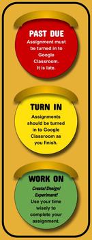 Preview of Assignment Light ( for use with Google Classroom )