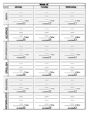 Assignment Notebook/ Daily Planner template- Perfect for M