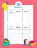 Assignment Page (Editable)