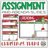 Assignment Slides Christmas Theme Daily and Weekly | Morni