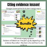 Assignment + Slides: Citing Evidence (Bundle)