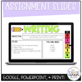 Assignment Slides | Morning Meeting